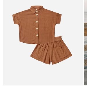 RYLEE + CRU kelli set | terracotta 2-3Y
